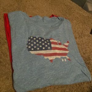 Under armour 2XL tee shirt America blue